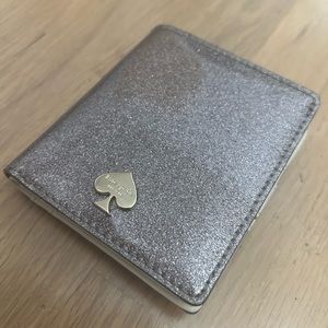 Kate Spade Silver Glitter Wallet